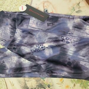 Bally Purple and Gray Leggings